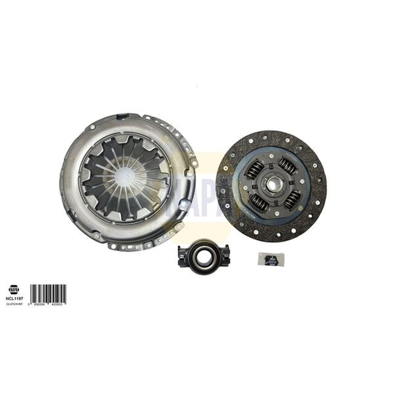 NAPA Clutch Kit Set 3pc fits Seat Arosa 1997-2004 1.0 1.4