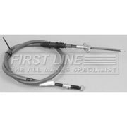 First Line Handbrake Cable Right Rear fits Opel Frontera A 1995-1998 2.5 2.8