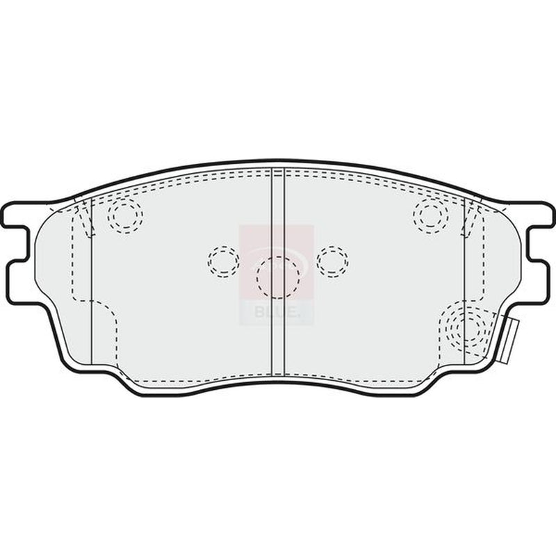 Apec Front & Rear Pads fits Mazda 6 2002-2007 1.8