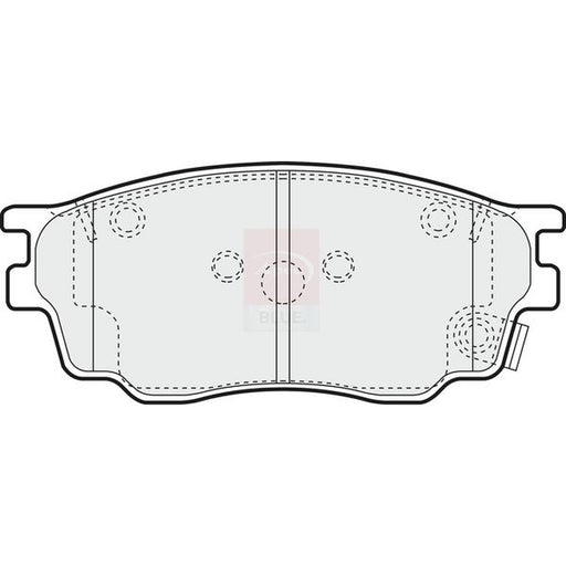 Apec Front Brake Pad Set fits Mazda 6 2002-2007 1.8