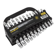 Seigen by Sealey Stubby Ratchet Combination Spanner Set 12pc Metric S0633 Seigen by Sealey  - Dynamic Drive