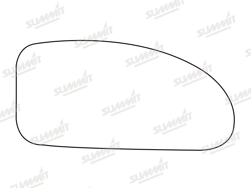 Summit Stick-On Standard Mirror Glass fits Ford Focus RHS Summit - Bars 4 Cars