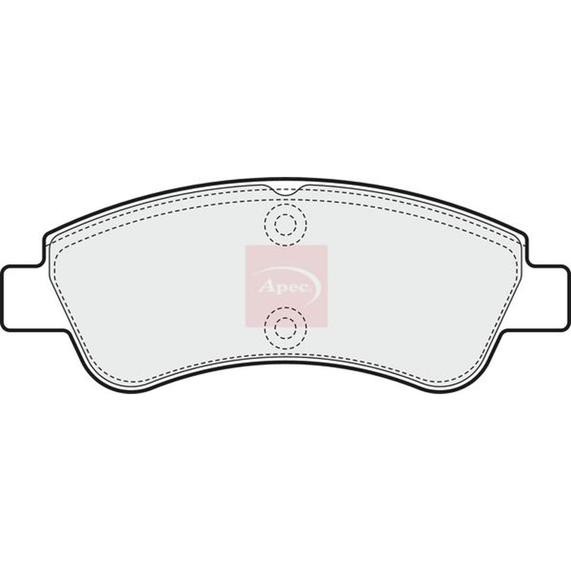 Apec Front & Rear Brake Discs & Pads fits Peugeot 208 I 2012-2019 1.6