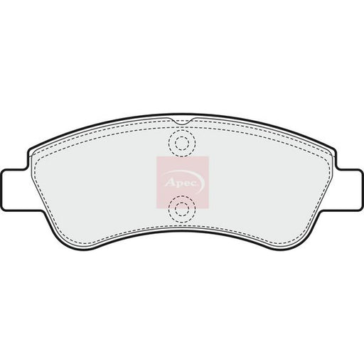 Apec Front & Rear Brake Discs & Pads fits Peugeot 208 I 2012-2019 1.6