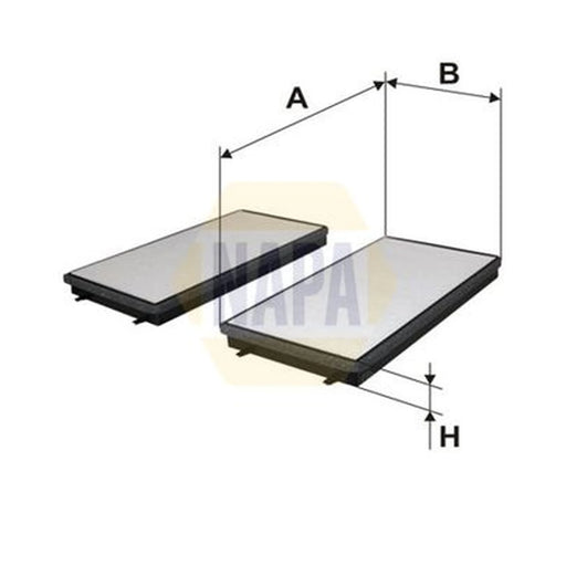 NAPA Cabin Air Filter (Pollen Filter) NFC4300
