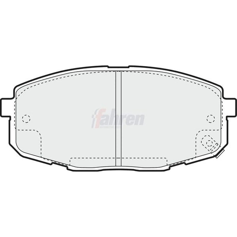Fahren Front Brake Pad Set FBP3191
