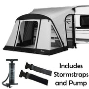 StarCamp Quick N Easy 265 Air Inflatable Caravan Porch Awning | air frame, lightweight, easy setup, touring caravan