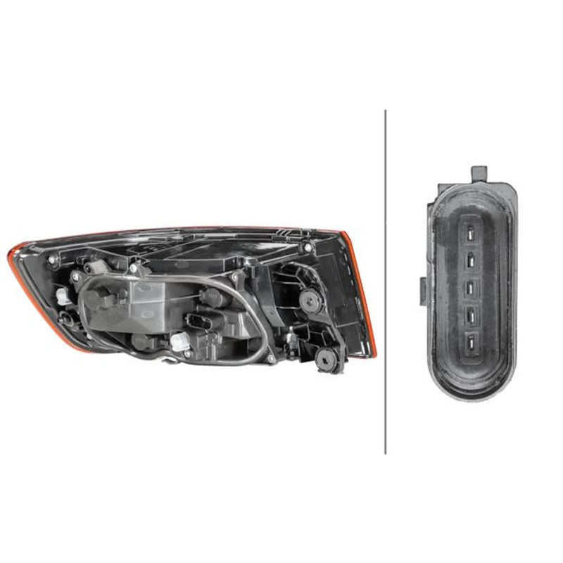 Hella Tail Light / Lamp W16W Right fits Audi A4 B9 2015-2019 1.4 2.0 3.0