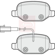 Apec Rear Brake Pad Set PD3515