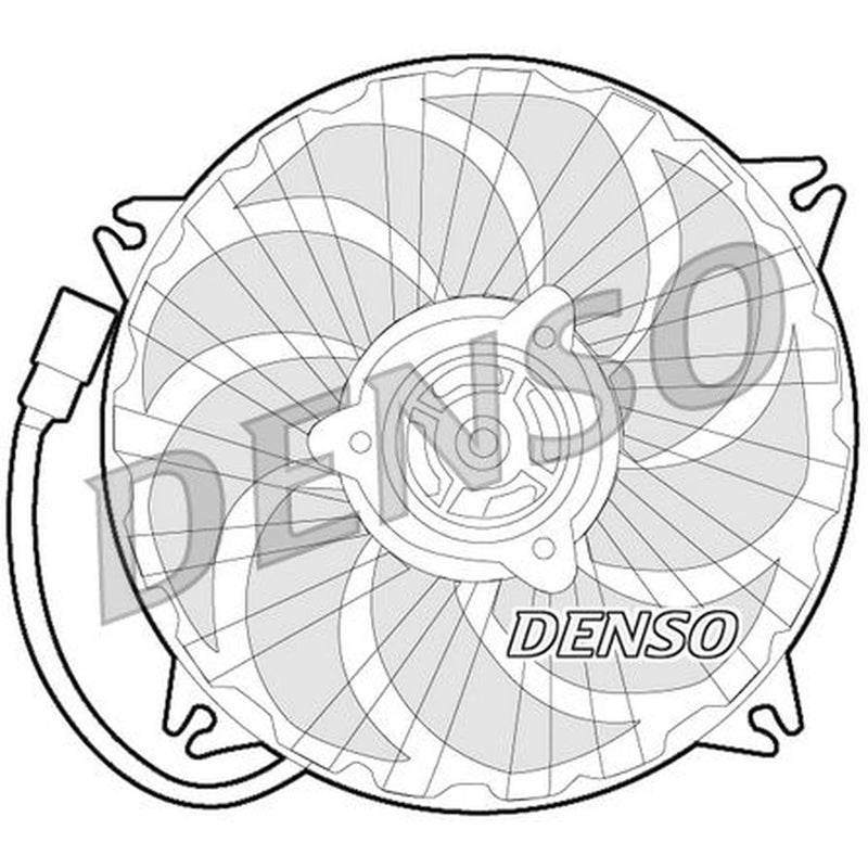 Denso Engine Cooling Fan fits Peugeot 406 1998-2004 2.0 2.2