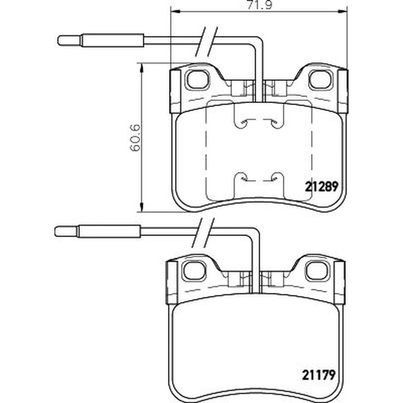 Mintex Front Brake Pad Set fits Citroën Ax 1986-1998 1.3 1.4