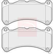 Apec Front Brake Pad Set fits Lexus Is II 2007-2013