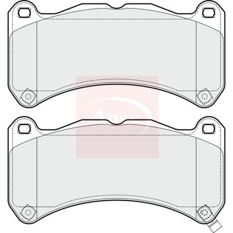 Apec Front Brake Pad Set fits Lexus Is II 2007-2013
