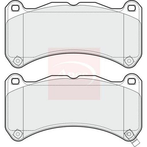 Apec Front Brake Pad Set fits Lexus Is II 2007-2013