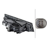 Hella Front Left Fog Light H3 fits Volvo Fh 2005 on