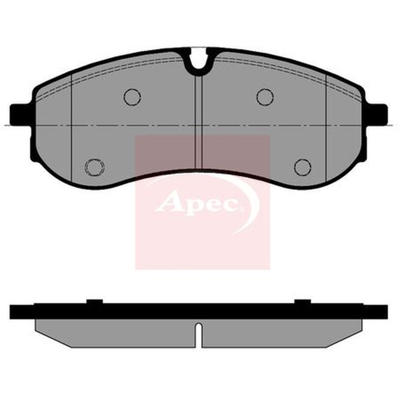 Apec Rear Brake Pad Set fits Man Tge 2017-2024 2.0
