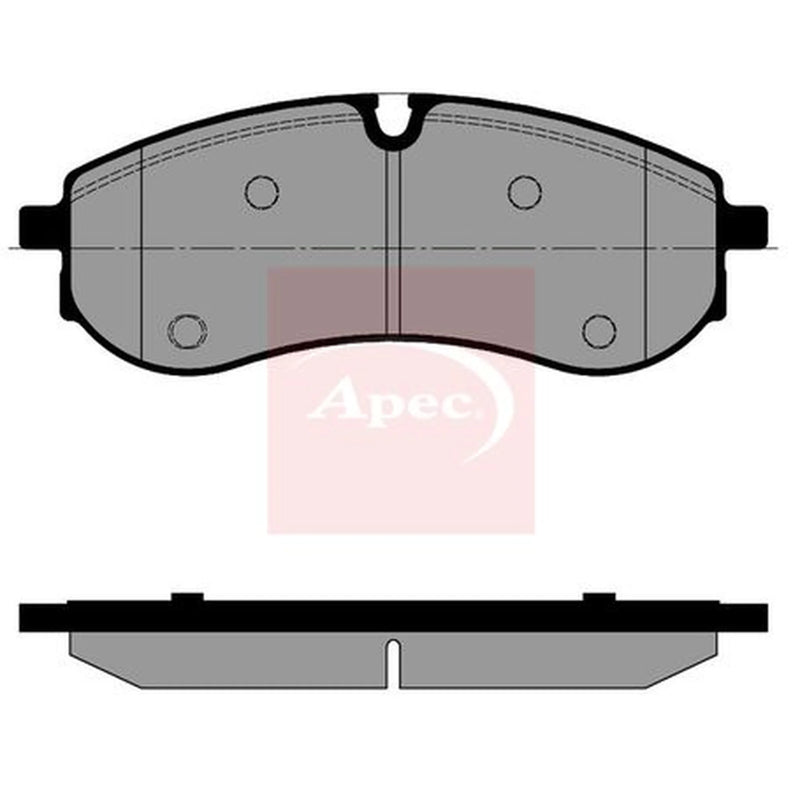 Apec Rear Brake Pad Set PAD2586