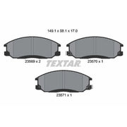 Textar Front Brake Pad Set 2356901