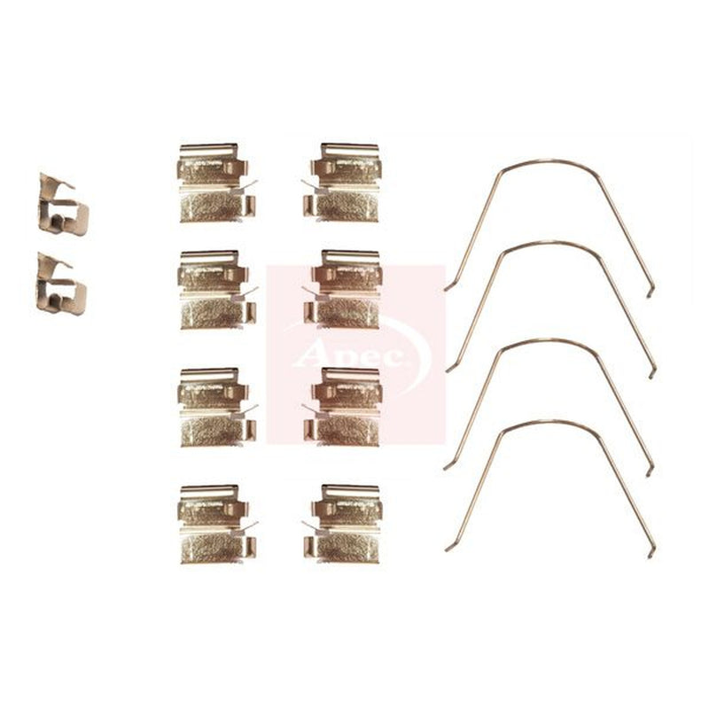 Apec Brake Pad Accessory Fitting Kit Front fits Mazda MX-5 1998-2005 1.6 1.8