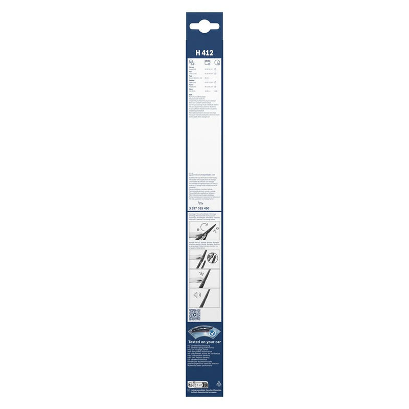 Bosch Wiper Wiper Blade 400mm — H412 fits Citroën Dispatch II 2007-2016 1.6 2.0