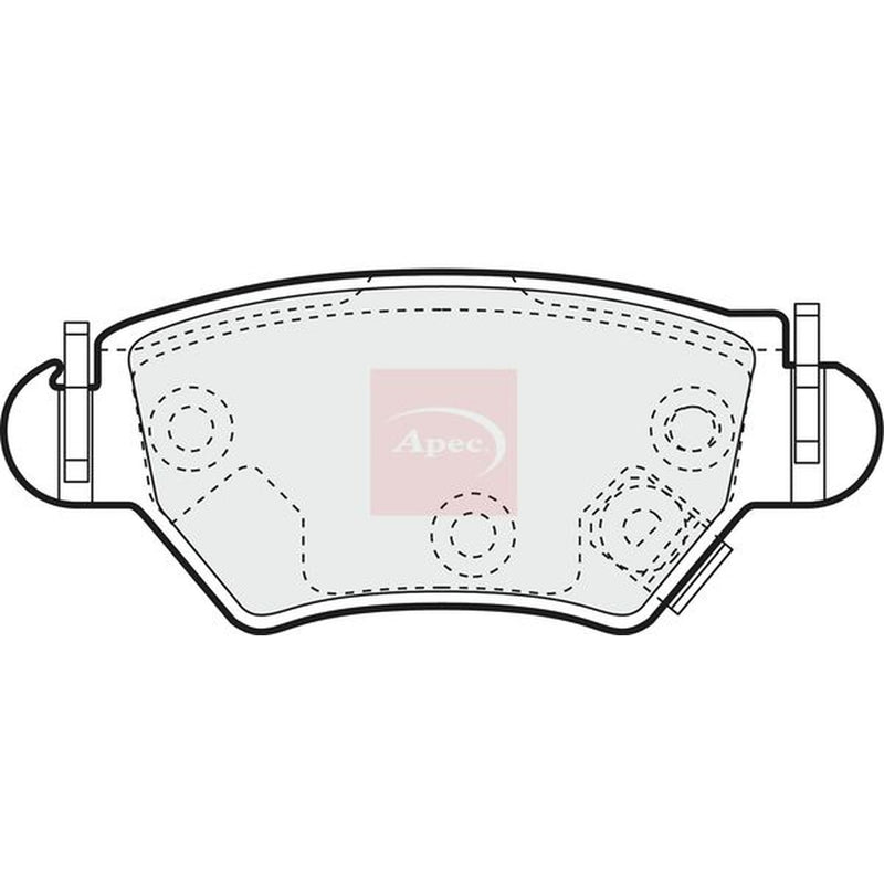 Apec Front & Rear Brake Discs & Pads fits Opel Astra G 2000-2001 2.0