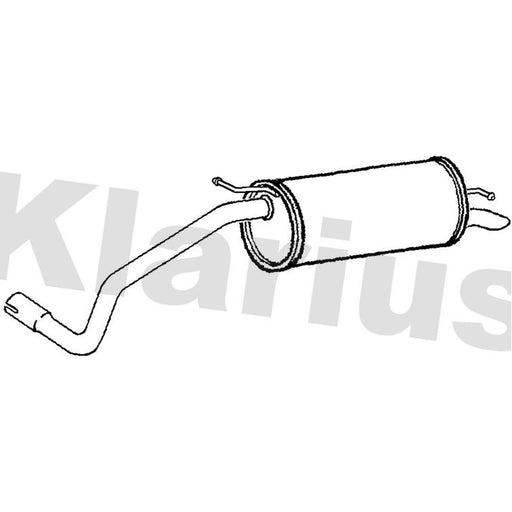 Klarius Box With Tail Pipe Rear SK77D