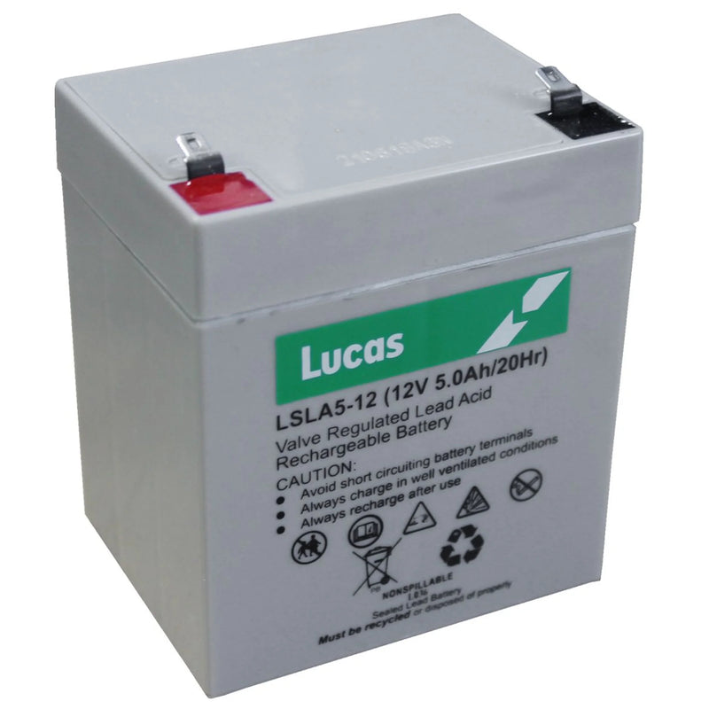 Lucas 12V 5Ah AGM Standby Battery