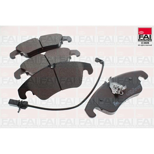 FAI Front Brake Vented Discs & Pads fits Audi A6 C7 2010-2018 2.8 3.0