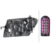 Hella Headlight Headlamp H7 Right 1LB 012 830-041