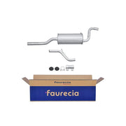 Hella End Silencer Rear fits Opel Agila A 2000-2007 1.0