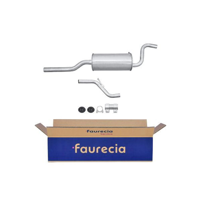 Hella End Silencer Rear fits Opel Agila A 2000-2007 1.0