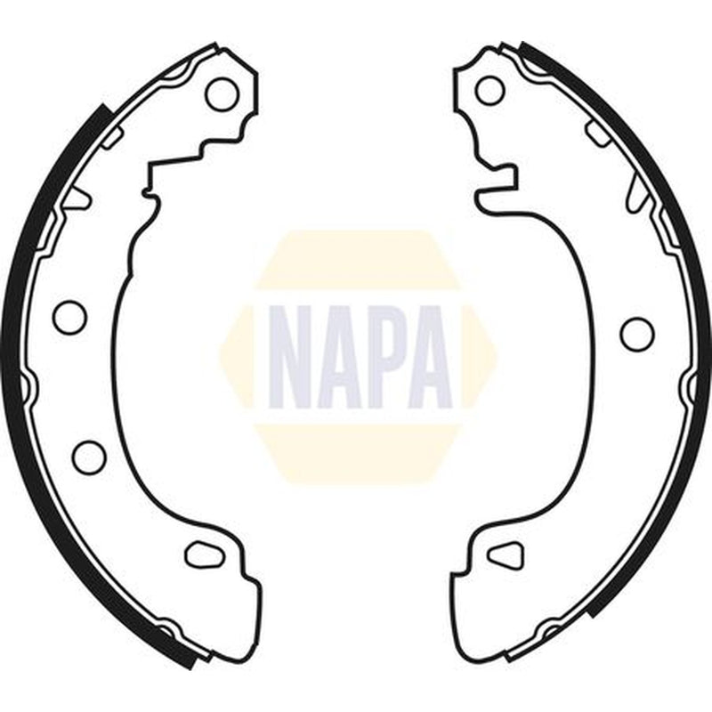 NAPA Brake Shoe Set Axle Kit fits Renault Megane I 1996-2003 1.4 1.6 1.9 2.0