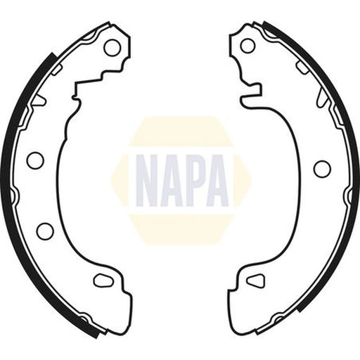 NAPA Brake Shoe Set Axle Kit NBS1026