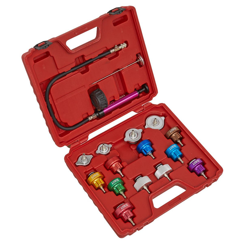 Sealey Cooling System Pressure Test Kit 16pc VS006 Sealey - Dynamic Drive