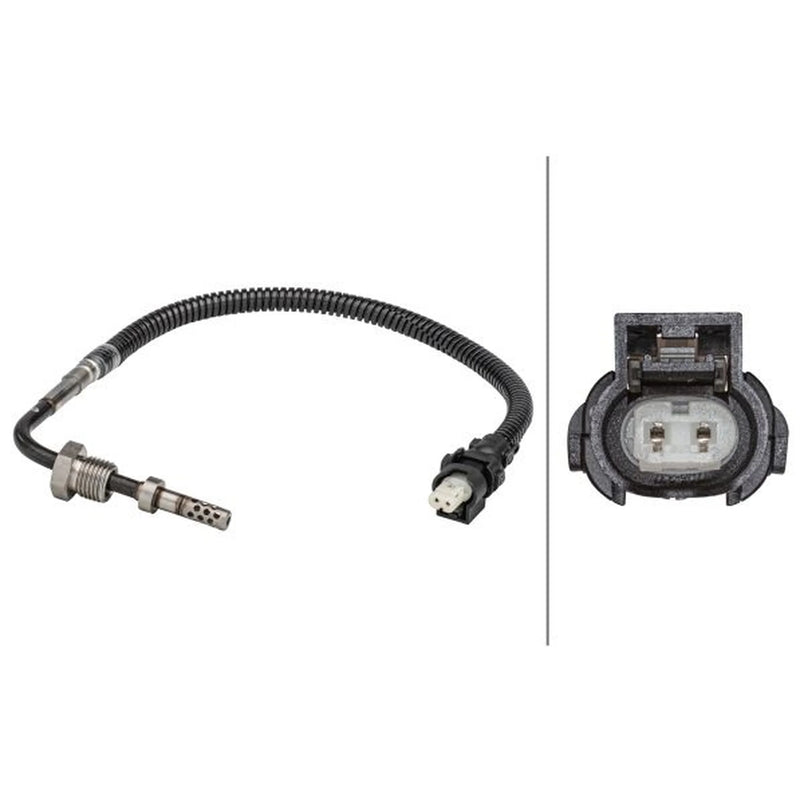 Hella Exhaust Gas Temperature Sensor before EGR coole fits Mercedes-Benz A-Class