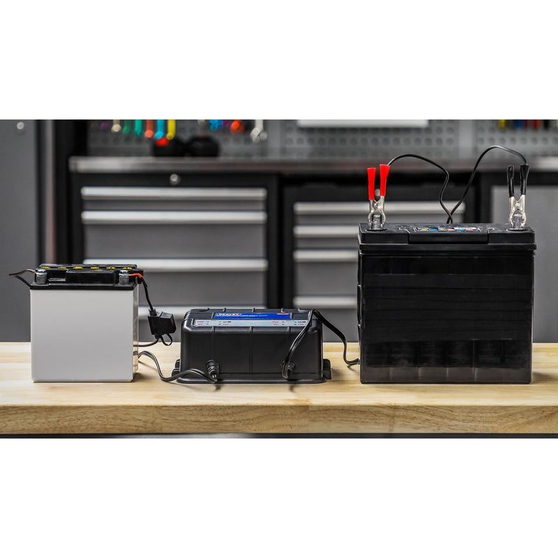 Sealey Two Bank 6/12V 10A (2 x 5A) Auto Maintenance Charger MBC250 Sealey - Dynamic Drive