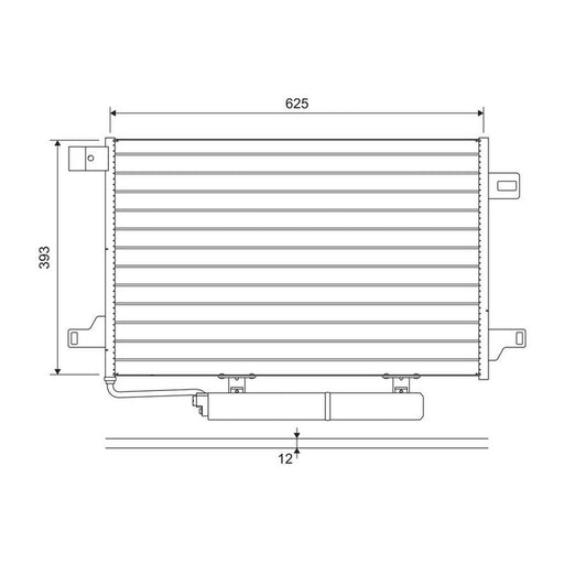 Valeo Air Conditioning Condenser 822689