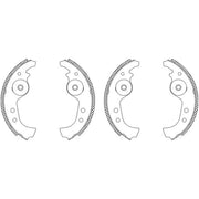 Mintex Brake Shoe Set Axle Kit fits Abarth Strada 1981-1987 2.0