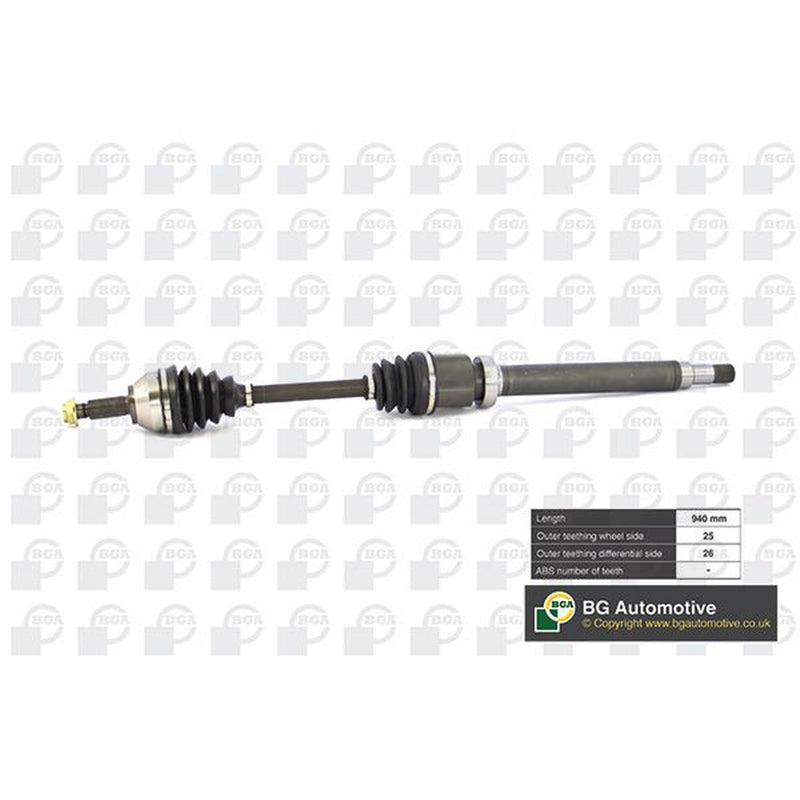 BGA CV Drive Shaft Driveshaft Front Right fits Ford Focus I 1998-2004