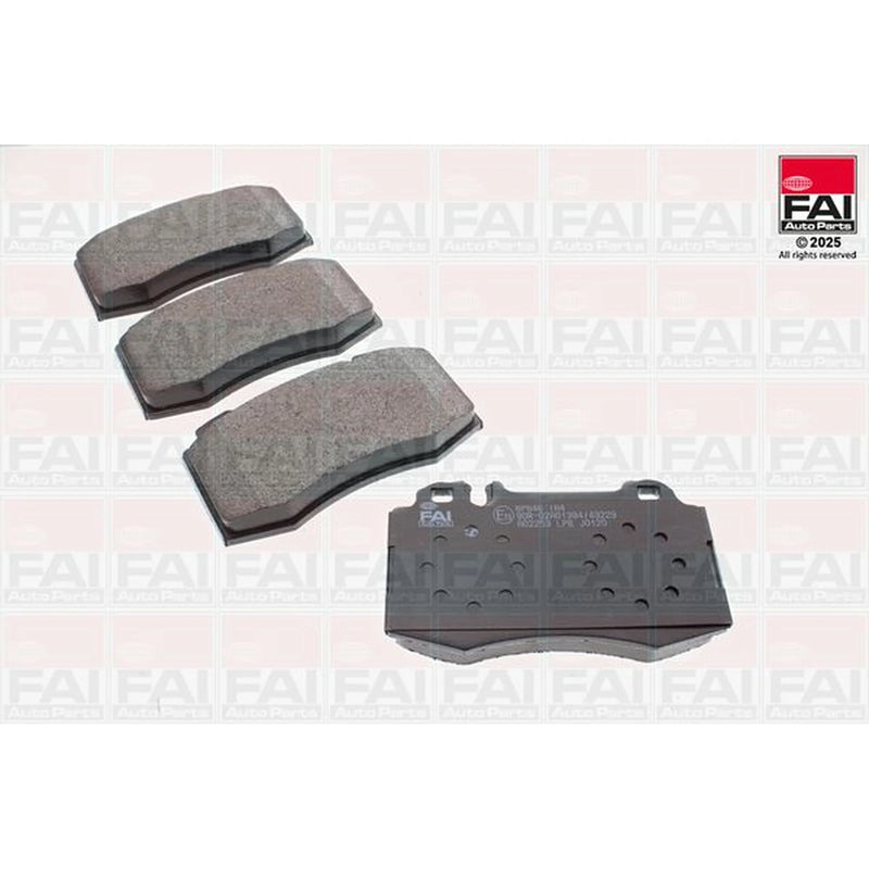 FAI Front Brake Pad Set fits Mercedes-Benz C-Class 2000-2007