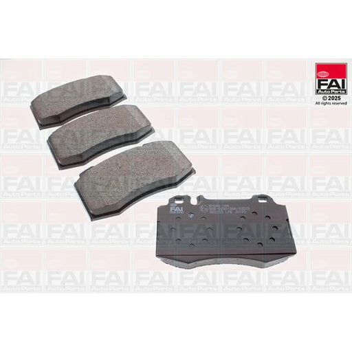 FAI Front Brake Pad Set fits Mercedes-Benz C-Class 2000-2007