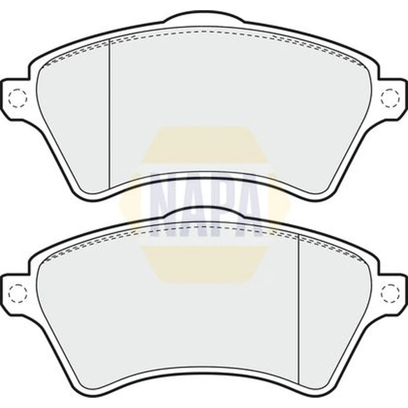 NAPA Front Brake Pad Set fits Land Rover Freelander I 1998-2006 1.8 2.0 2.5
