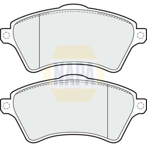 NAPA Front Brake Pad Set fits Land Rover Freelander I 1998-2006 1.8 2.0 2.5