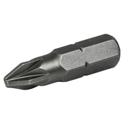Faithfull Pozi S2 Grade Steel Screwdriver Bits PZ1 x 25mm (Pack 3) Faithfull - Dynamic Drive
