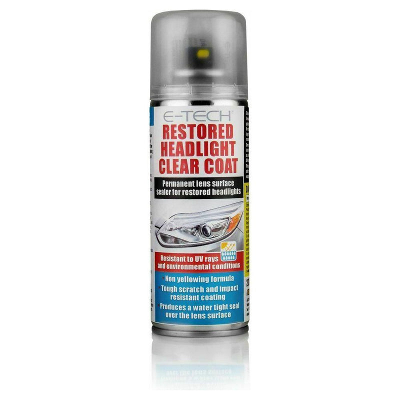 Restored Headlight Clear Coat 200ml Protect Headlamp Lacquer E-Tech E-Tech - Dynamic Drive