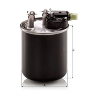 MANN-FILTER Full Service Kit with Air, Oil, Fuel & Ca fits Mercedes-Benz S-Class