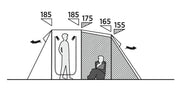 Easy Camp Hamra 4 Pole Tent Blue 4 Person Easy Camp - Dynamic Drive