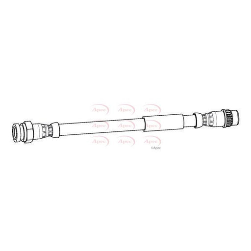 Apec Brake Hydraulic Hose Line Rear fits Citroën C4 Grand Picasso II 2013-2018