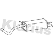 Klarius Box With Tail Pipe Rear fits Seat Ibiza 2002-2009 1.9