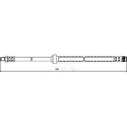 Apec Brake Hydraulic Hose Line Front fits Nissan Interstar 2002-2006